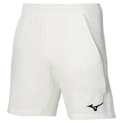 Pantalones Cortos Mizuno 8 IN Flex Hombre Blancos - Chile M214WNRYQX